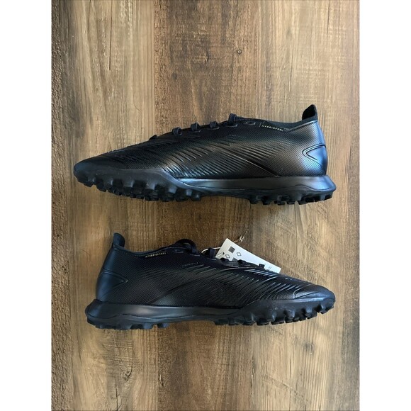 Adidas Predator League TF Low Turf Soccer Cleats Men Size 7.5 Black IF6377 - Picture 2 of 7
